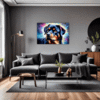 Protective Rottweiler Living Room Demo