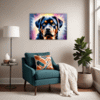 Protective Rottweiler Living Room Demo