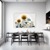 Radiant Sunflower Bloom Dining Room Demo