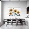 Radiant Sunflower Bloom Dining Room Demo