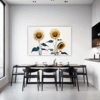 Radiant Sunflower Bloom Dining Room Demo
