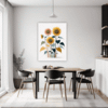 Radiant Sunflower Bloom Dining Room Demo