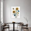 Radiant Sunflower Bloom Dining Room Demo