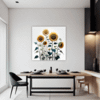 Radiant Sunflower Bloom Dining Room Demo