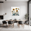 Radiant Sunflower Bloom Dining Room Demo