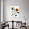 Radiant Sunflower Bloom Dining Room Demo