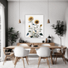 Radiant Sunflower Bloom Dining Room Demo
