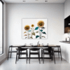 Radiant Sunflower Bloom Dining Room Demo