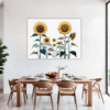 Radiant Sunflower Bloom Dining Room Demo
