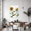 Radiant Sunflower Bloom Dining Room Demo