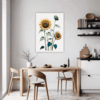 Radiant Sunflower Bloom Dining Room Demo