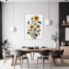 Radiant Sunflower Bloom Dining Room Demo