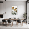 Radiant Sunflower Bloom Dining Room Demo