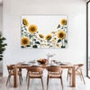 Radiant Sunflower Bloom Dining Room Demo