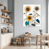 Radiant Sunflower Bloom Kitchen Demo