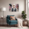 Rebellious Punk Girl Living Room Demo