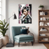 Rebellious Punk Girl Living Room Demo