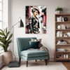 Rebellious Punk Girl Living Room Demo