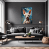Regal Hairless Sphynx Living Room Demo