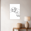 Restful Golden Retriever Hallway Demo
