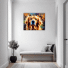 Retriever in Golden Blooms Hallway Demo