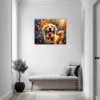 Retriever in Golden Blooms Hallway Demo