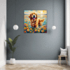 Retriever in Golden Blooms Hallway Demo