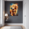 Retriever in Golden Blooms Hallway Demo
