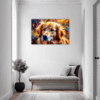 Retriever in Golden Blooms Hallway Demo