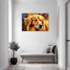 Retriever in Golden Blooms Hallway Demo