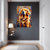 Retriever in Golden Blooms Hallway Demo