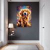 Retriever in Golden Blooms Hallway Demo