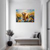 Retriever in Golden Blooms Hallway Demo