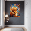Retriever in Golden Blooms Hallway Demo