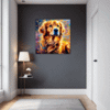 Retriever in Golden Blooms Hallway Demo