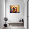 Retriever in Golden Blooms Hallway Demo