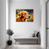 Retriever in Golden Blooms Hallway Demo