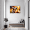 Retriever in Golden Blooms Hallway Demo