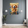 Retriever in Golden Blooms Hallway Demo