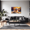 Retriever in Golden Blooms Living Room Demo