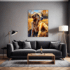 Retriever in Golden Blooms Living Room Demo