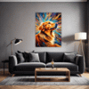 Retriever in Golden Blooms Living Room Demo