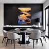 Rocky Tide Pool Sunset Dining Room Demo