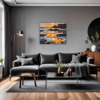 Rocky Tide Pool Sunset Living Room Demo