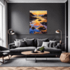 Rocky Tide Pool Sunset Living Room Demo