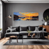 Rocky Tide Pool Sunset Living Room Demo