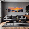Rocky Tide Pool Sunset Living Room Demo