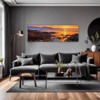 Rocky Tide Pool Sunset Living Room Demo