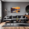 Rocky Tide Pool Sunset Living Room Demo