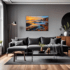 Rocky Tide Pool Sunset Living Room Demo